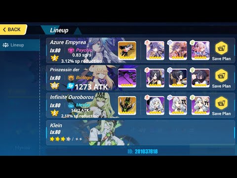 HI3 Exalted Abyss Nirvana 425D AKA - 662+ AE/Fischl/(S.2) IO 3* Klein