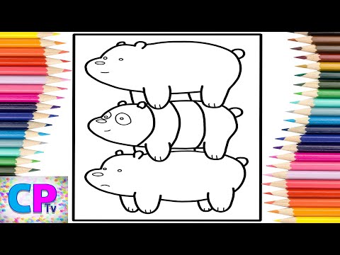 We Bare Bears Coloring Pages/Grizz/Panda and Polar/3rd Prototype - I Know [NCS Release]