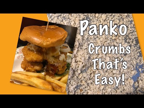 How To Make Panko Crumbs (EASY HEALTHY)