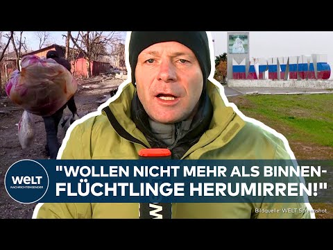 PUTINS KRIEG: "Kriegsmüde!" Zehntausende Ukrainer in russisch besetztes Mariupol zurückgekehrt!