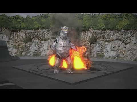 GODZILLA PS4 : MechaGodzilla vs Anguirus