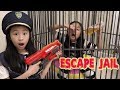 Pretend Play Police LOCKED UP Kaycee in NEW JAIL Playhouse ESCAPE