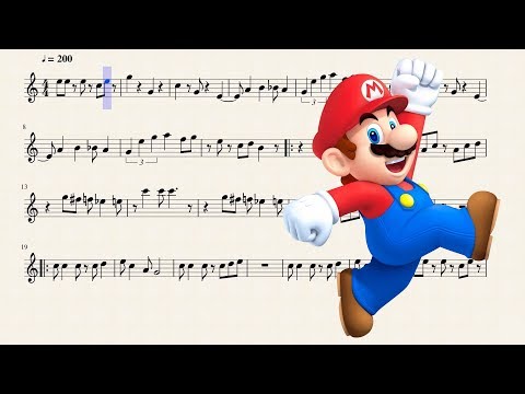 Super Mario Bros Theme for Bb Trumpet