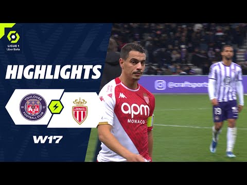 TOULOUSE FC - AS MONACO (1 - 2) - Highlights - (TFC - ASM) / 2023-2024