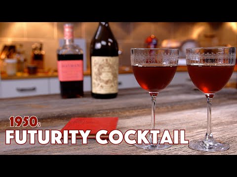 1950s Futurity Cocktail Recipe - Cocktails After Dark - Glen And Friends Cooking