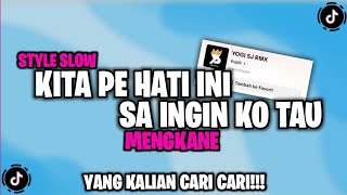 Download lagu DJ KITA PE HATI INI X SA INGIN KO TAU SAD VIRAL TIKTOK - YOGI SJ RMX mp3 Download lagu DJ KITA PE HATI INI X SA INGIN KO TAU SAD VIRAL TIKTOK - YOGI SJ RMX mp3