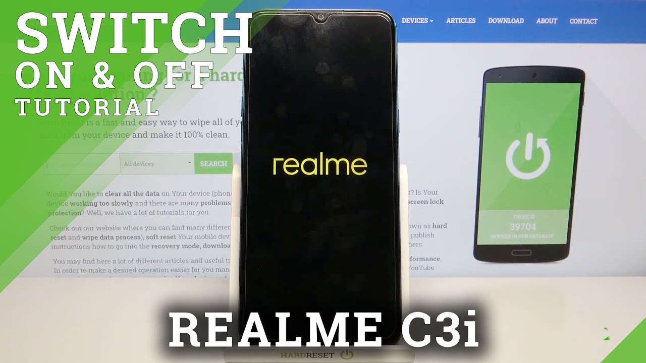 How to Switch On REALME C3i – Turn On REALME Device
