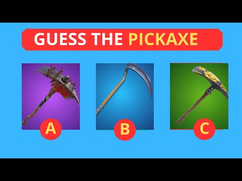 Only Real Fortnite Fans Know These Pickaxes! 🔨  20 Round Quiz Challenge