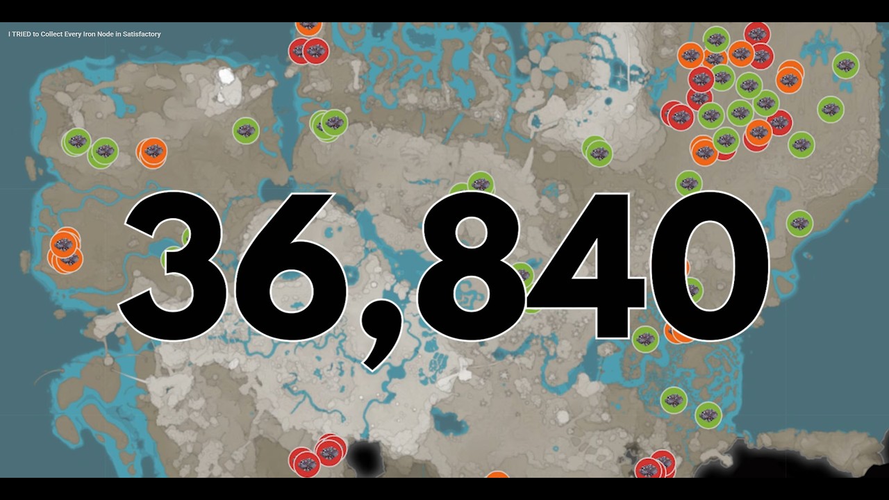 I TRIED to Collect Every Iron Node in Satisfactory