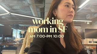 a day in my life as a working mom in San Francisco☕️ | office day + mom life