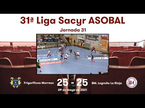 31ª Liga Sacyr ASOBAL J31: Frigoríficos Morrazo - BM. Logroño La Rioja 25-25