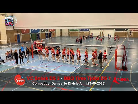 Volleybal Dames 1e Divisie A: VC Sneek D2 - BBQ Time Tjoba D1 [23-09-2023]