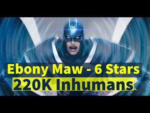 220K Team! Ebony Maw 6 Stars Unlock Legendary Guide | Legendary | Marvel Strike Force - Free to Play