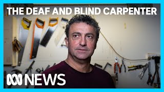 Tony Meli is a deaf and blind carpenter defying belief with his beautiful creations | ABC News