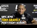 Tony Gravely Says He Has Best Wrestling At 135, Wants Chris Gutierrez Next | UFC 270 | MMA Fighting