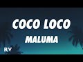 Maluma - COCO LOCO (Letra/Lyrics)