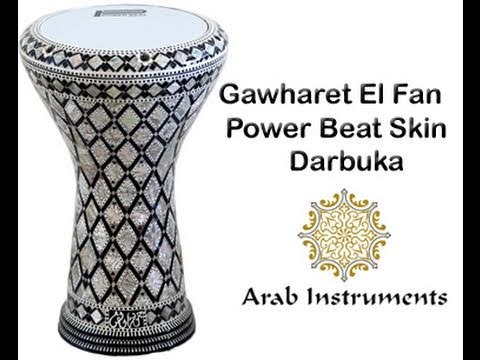 Mother of Pearl Doumbek with Power Beat Professional Skin