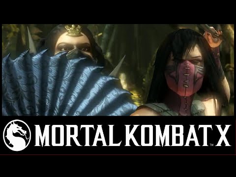 Mortal Kombat X: Mileena vs Kitana Interaction (PS4)