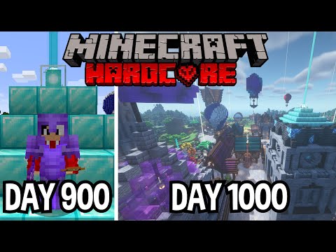 Insane 1000 Days in Minecraft - Unbelievable Survival!