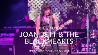 Joan Jett &amp; The Blackhearts - Fake Friends - Live 4k @ Manchester Academy, 4 July 2026