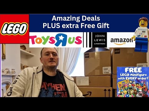 Amazing Lego Deals at Toys R Us Amazon and John Lewis Plus EXTRA FREE Gift Huge Lego Haul Investment
