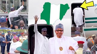 Former President Buhari & Family Departs Abuja