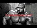 Cedric McMillan I REMEMBER YOU Bodybuilding Poem