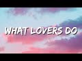 Maroon 5 - What Lovers Do (Lyrics) feat. SZA
