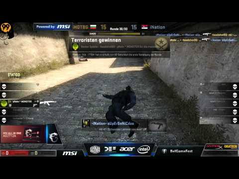 iNation vs headshotBG | Halbfinale, Belgrade Gaming Festival 2013 | de_inferno Map 2