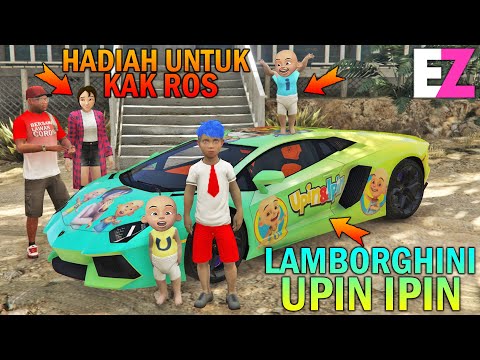 Elementary School Boy Modifies Upin Ipin Lamborghini!! Gift for Sis Ros - GTA 5 Sultan Boy