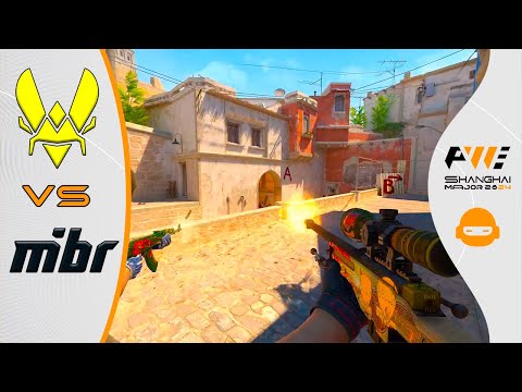 WINNER TO PLAYOFFS! Vitality vs MIBR - HIGHLIGHTS - PWE CS2 SHANGHAI MAJOR 2024