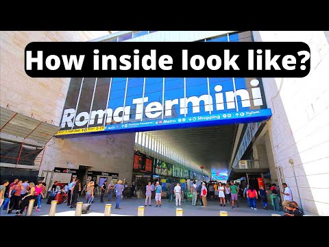 Rome, Italy - Inside The World Famous Roma Termini and Villa Borgese