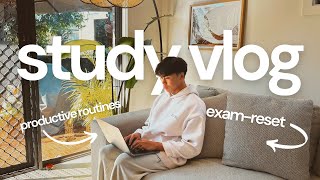 📁🍂 study vlog: exam-weekend reset — productive routines, library days, gym + dance