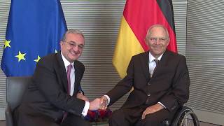 Le Ministre des Affaires étrangères d'Arménie a eu une rencontre avec le Président du Bundestag allemand