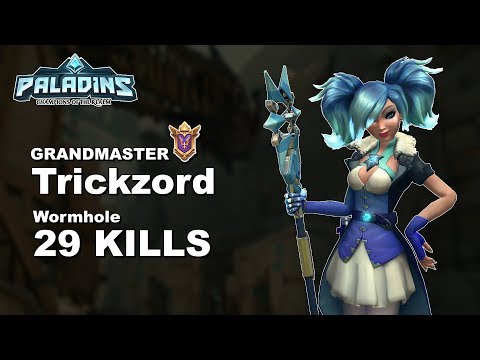 Trickzord Evie 29 KILLS!! Paladins GM Ranked Gameplay 1440p High Quality Video