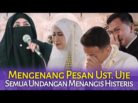 Full Video - Semua Undangan Menangis Saat Ummi Pipik Sampaikan Ini Ke Adiba Khanza dan Egy Maulana