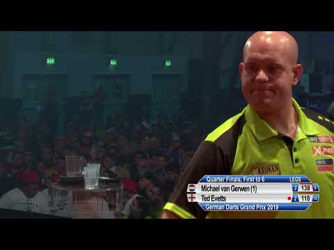 2019 German Darts Grand Prix quarter-finals - Van Gerwen v Evetts