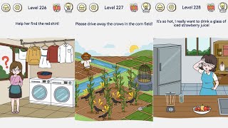 Brain Out 2 - Level 226, 227, 228 Gameplay Solution