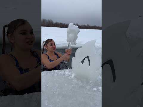 Ice chicken grill 🤣🧊#icequeen