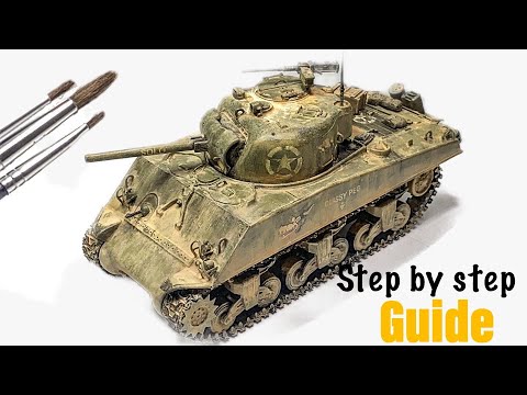 How to Brush Paint Scale Models (with Acrylics)