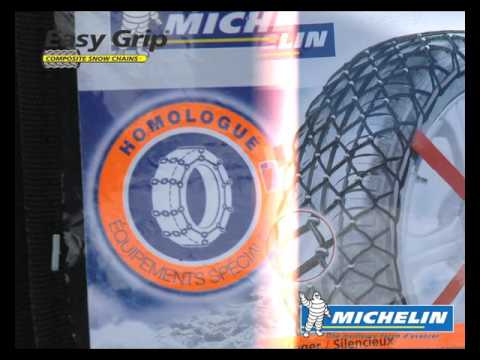 Chaînes neige Michelin easy grip sur feuvert.fr