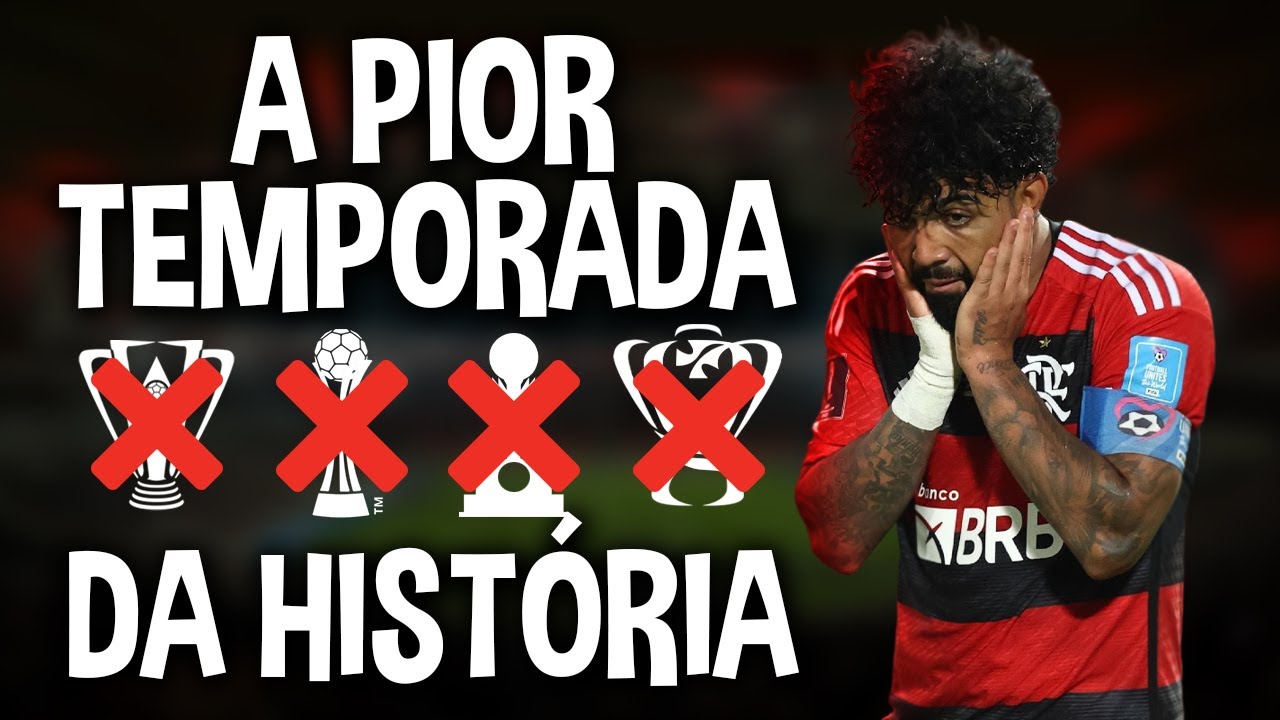 Como o Flamengo perdeu SEIS TÍTULOS em 10 MESES (A pior temporada da história?)