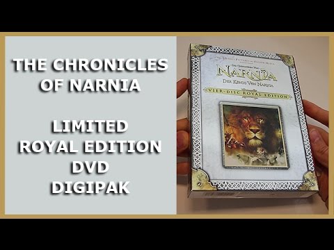 THE CHRONICLES OF NARNIA - LIMITED EMBOSSED 4-DVD EXTENDED ROYAL DIGIPAK UNBOXING
