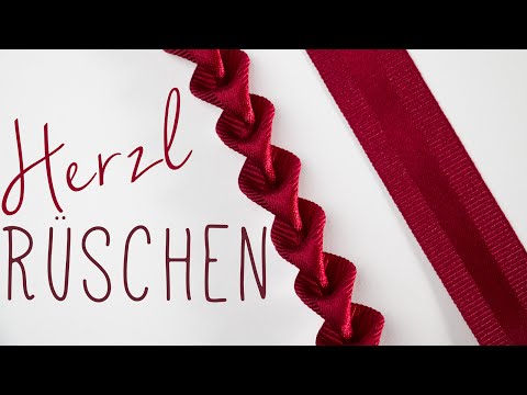 DIY heart ruffles & decorate your dirndl