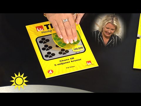 Trissvinnaren Helene kom till stan med tre meter lång inköpslista - Nyhetsmorgon (TV4)