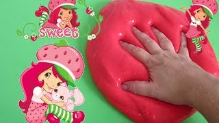 Mega Amoeba da MORANGUINHO, como fazer amoeba com cola branca! Slime