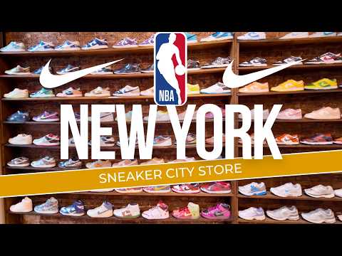 Inside SNEAKER CITY STORE New York City