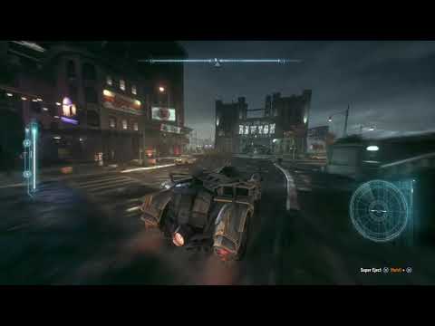 Batman: Arkham Knight - Awesome Batmobile stunt