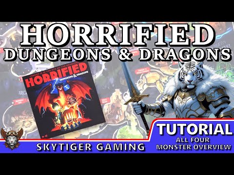 Horrified Dungeons & Dragons (Tutorial with Rules for all 4 Monsters) - with Wildscarr