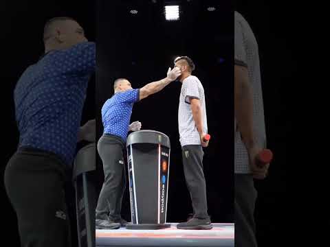Power slap : One Slap Knockout: Watch as opponent goes down with just one hit